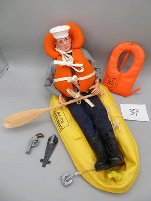 Винтаж 1964 GI JOE Action Sailor Sea Rescue с Плотом (39) - Изображение 1 из 4