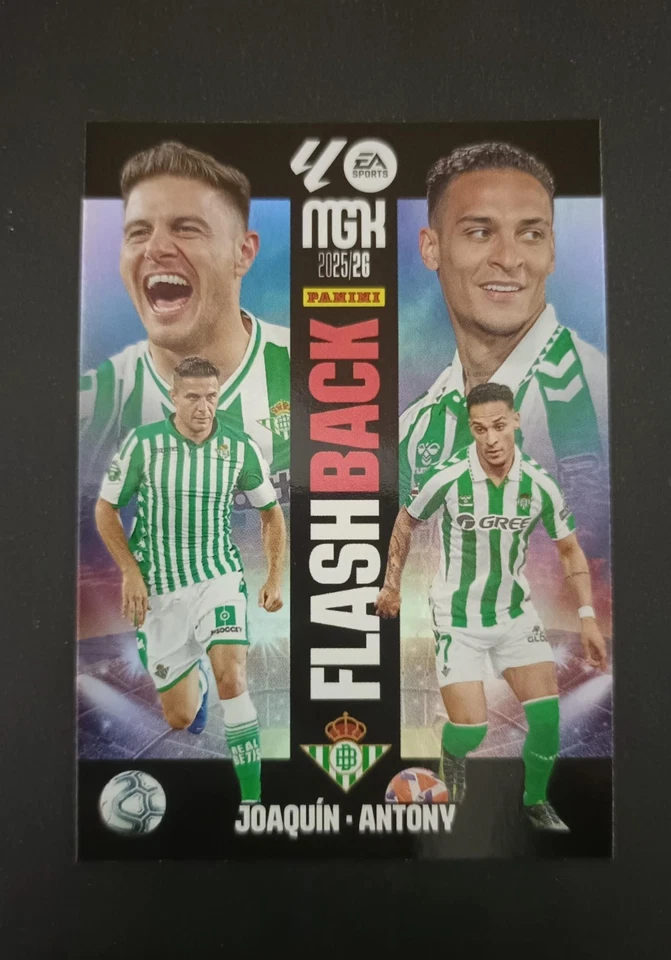 Antony Joaquín Real Betis Nuevo Flashback 518 MGK Megacracks Panini 2025 2026 - Imagen 1 de 1
