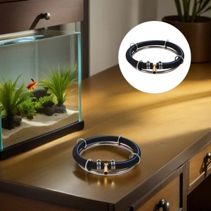  2pcs Round Air Bubble Diffuser Ring For Fish Pond & Aquarium - Stainless Steel - Picture 1 of 12