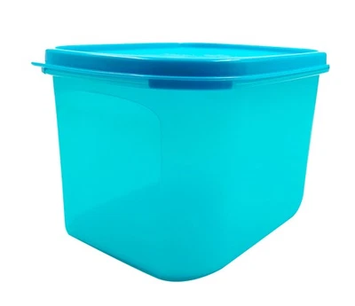 Tupperware Modular Mates MM Blue Mini Rectangular 1.9L Food Storage Container - Image 1 of 4