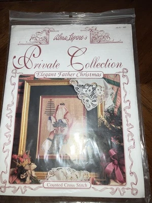 Alma Lynne  American Father Christmas Counted Cross Stitch Pattern 1993 - Image 1 of 4