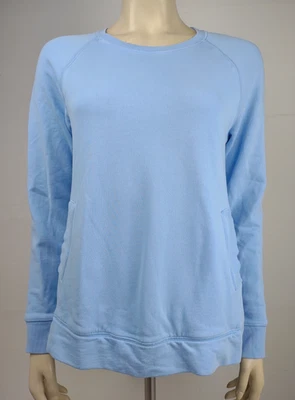Lilly Pulitzer Luxletic Azul Claro Cuello Redondo Jersey Sudadera Damas Pequeña Foto 1 de 4