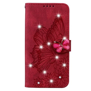 Butterfly Diamond Wallet Phone Case For Google Pixel 9 8 7 6 Pro XL 7A 8A 9A 6A - Picture 1 of 18