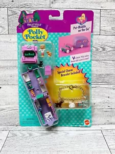 1996 Pet Surgery Mobile On The Go NEW Polly Pocket Vintage Charm Bracelet RARE - Picture 1 of 3