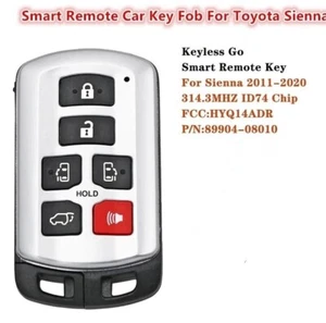 FOR 2011 - 2020 TOYOTA SIENNA SMART KEY PROXIMITY REMOTE FOB HYQ14ADR 8990408010 - Foto 1 di 3