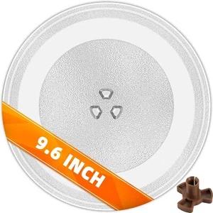 New 9.5" Small Replacement Microwave Glass Plate - Rotating Dish - Universal Fit - Picture 1 of 5