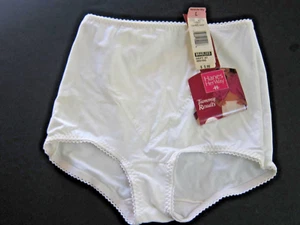 Vintage White New Old Stock Tags Hanes Her Way Tummy Results Light Large - Picture 1 of 7
