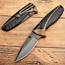 Drop Point Folding Knife Pocket Hunting Survival Wild Tactical Combat Military S