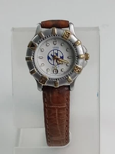 Vintage 1999 Golf Japan Movement Brown Leather Strap Wristwatch Watch - Picture 1 of 19