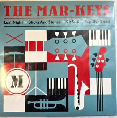 The Mar-Keys – Last Night 10" EP Vinyl record limited red RSD 2020 funk soul - Image 1 of 4