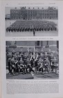1897 Boer War 2ND Batt Dorsetshire Regiment Auf Parade Offiziere Farben Alt 54TH