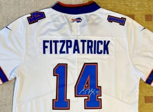 Ryan Fitzpatrick signiertes signiertes Buffalo Bills NFL Trikot Harvard USA - Bild 1 von 4