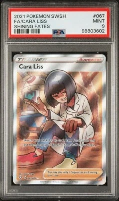PSA 9 Mint Cara Liss 067/072  2021 SWSH Shining Fates 067 - Image 1 of 2