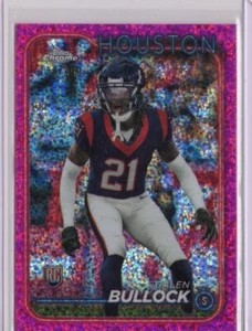 2024 Topps Chrome - Rookies Calen Bullock #293 Pink Refractor /399 (RC) - Picture 1 of 2