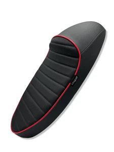 Sella RACING monoposto nera RED LINE per Vespa 50 Special, Et3 Primavera R L N - Picture 1 of 2