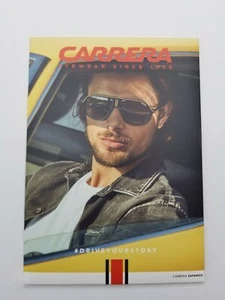 CARRERA MALE SUNGLASS IMAGE COUNTERCARD POSTER SMALL SIZE 7" X 5"  - Picture 1 of 2