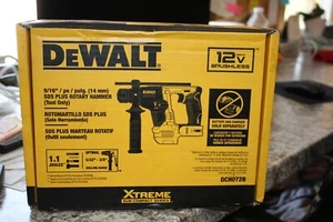 DEWALT 9/16 Sds Plus Rotary Hammer (DCH072B) TOOL ONLY 12 Volts - Picture 1 of 7