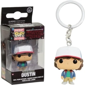 Funko Pop Pocket Keychain Stranger Things Dustin Vinyl Figure - Picture 1 of 2