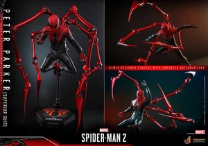 Hot Toys VGM61 Marvel Spider-Man 2 Peter Park Superior Suit Figura Scala 1/6 12" - Foto 1 di 5