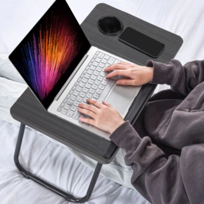 LIFELOOK Folding Laptop Desk lifting Computer Notebook Table Stand Tray Bed Sofa Cup Slot