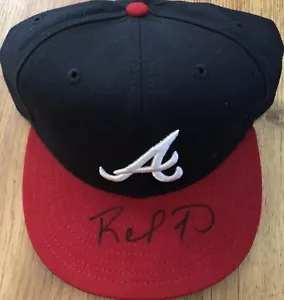 Rafael Furcal autographed signed auto Atlanta Braves New Era game model cap hat - Picture 1 of 1