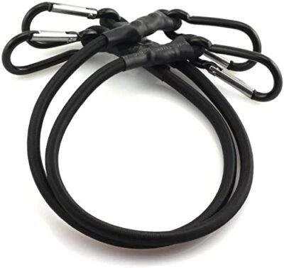 2pcs 72 Inch / 180cm X 8mm Bungee Cord With Hook Heavy Duty Straps 2 Climbing Ho - Image 1 of 3