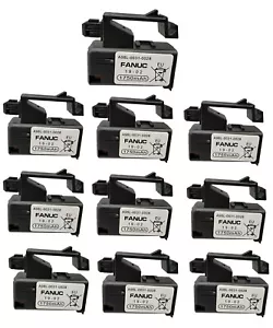 10x For FANUC A98L-0031-0028 /A02B-0323-K102 Battery 1750mAh 3V Li Battery US - Picture 1 of 8