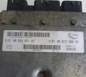 Peugeot Citroen Engine control unit - 9663289180 9661256980 - Picture 1 of 2