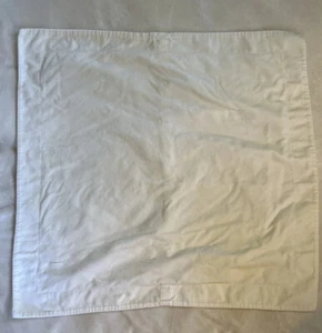 Bella Notte Ivory / Off White Velvet w Self trim Euro sham. - Picture 1 of 8