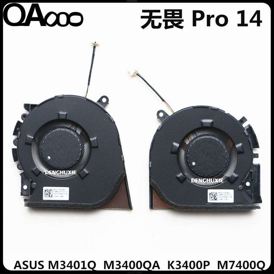 LAPTOP FAN FOR ASUS PRO 14 M3400QA M3401Q K3400P M7400Q CPU COOLING FAN - Image 1 of 4