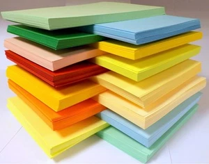 SRA3 A3 große Kartenblätter 160 g/m² glatt leuchtende Farben Farbe wählbar - Bild 1 von 21