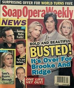 RON MOSS & KATHERINE KELLY LANG March 1, 2005 SOAP OPERA WEEKLY Magazine - Picture 1 of 1