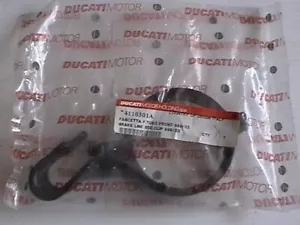 LÍNEA DE FRENO HORQUILLA DUCATI ORIGINAL ABRAZADERA NEGRA 74110301A 749 999 S R 2003-06 749S - Imagen 1 de 2