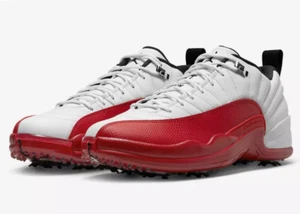 Nike Air Jordan XII 12 Retro Bajo Golf Blanco Cereza Rojo Para hombres Talla 15 DH4120-161 - Imagen 1 de 8