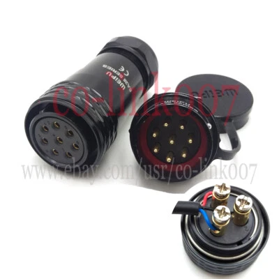SA28 WEIPU 8Pin Panel Mount Waterproof Connector ,25A 500V Electrical Connector - Image 1 of 4