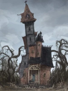 V7979 A Series of Unfortunate Events Olaf`s House TV Series WALL POSTER PRINT UK - Picture 1 of 13