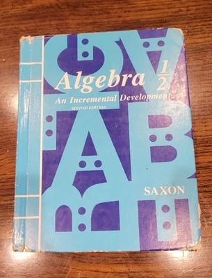 Saxon Algebra 1/2 Workbook Second Editon - Image 1 of 4
