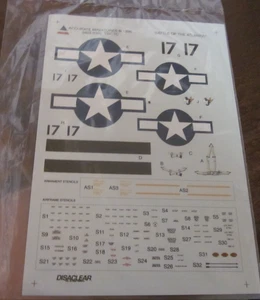 ACMD3403 1:48 Accurate Miniatures Decal - TBF-1C Avenger Battle of the Atlantic - Bild 1 von 1