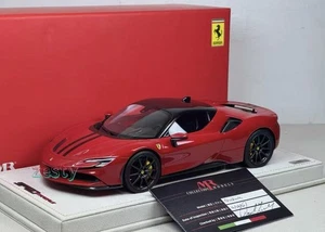  *RAR* MR 1:18 rot Ferrari SF90 STRADALE Resin Auto Modell limitiert - Bild 1 von 16