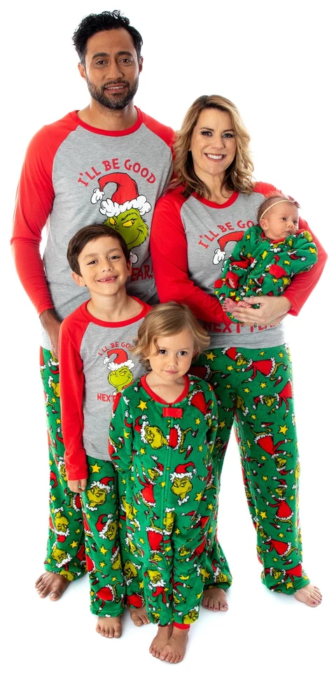 Dr. Seuss GRINCH Who Stole Christmas Matching Family Pajama Sets - Image 1 of 1