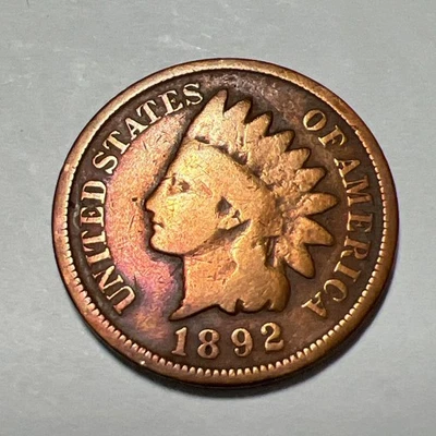 1892 Indian Head Cent.   - Image 1 of 2