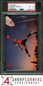 1985 NIKE PROMO MICHAEL JORDAN RC HOF PSA 6 - Picture 1 of 3