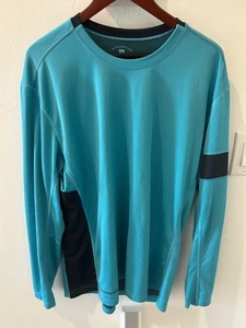 Bluesmiths MAUI Hydrophobic The Kahana Hawaii SURF Shirt XXL Long Sleeve BLUE - Picture 1 of 10