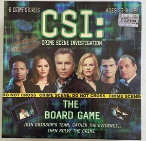 CSI Crime Scene Investigation The Board Game 8 Crime Stories Ages 13+ 2-4 player - Picture 1 of 10