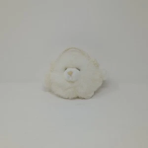 Juguete de peluche RUSS Berrie and Co SNOWPUFF blanco con orejeras animal de peluche nuevo con etiquetas - Imagen 1 de 9