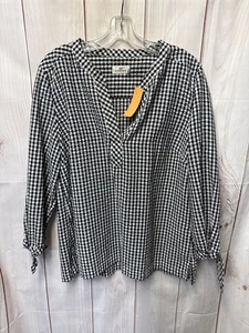 Vineyard Vines Damen Gr. XL weiß & schwarz Langarmshirt - Bild 1 von 3