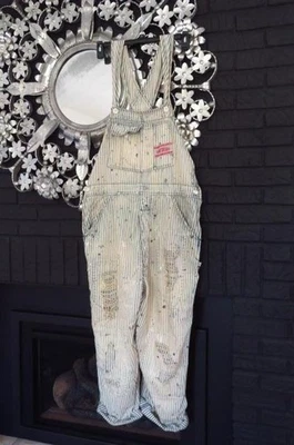 Magnolia Pearl Sanforized Denim Stripe Overalls - Image 1 of 4