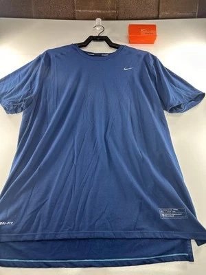 Nike Tailwind Men’s Size XL  Dri-Fit Running Shirt 583133-411 Foto 1 de 4