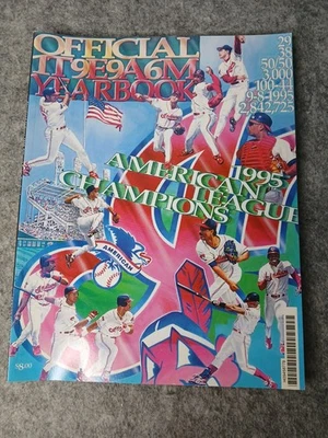 1996 Cleveland Indians Yearbook MLB AL Champs Pre-Wahoo Retired Historic Vtg - Image 1 of 4