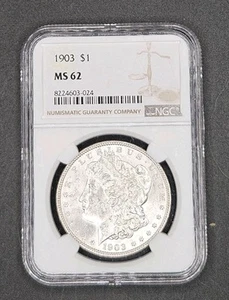 1903 Morgan Dollar | NGC MS62 #024 - Picture 1 of 4